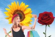 Al Borgogioioso fiori d’artista e contest per i saldi