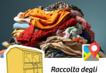 Nuova dislocazione dei contenitori per la raccolta degli abiti usati
