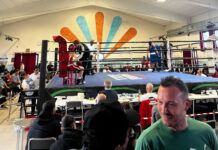 Tutti sul ring del Circolo Graziosi col Team Olympia Boxe