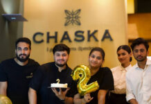 Il ristorante Chaska compie due anni, “vi invitiamo a festeggiare insieme con un aperitivo speciale”