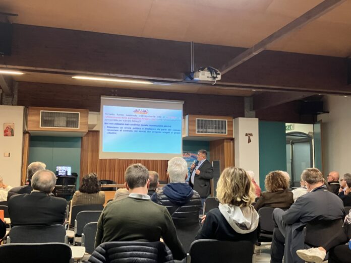 La serata organizzata dal Comitato Aimag per il Territorio
