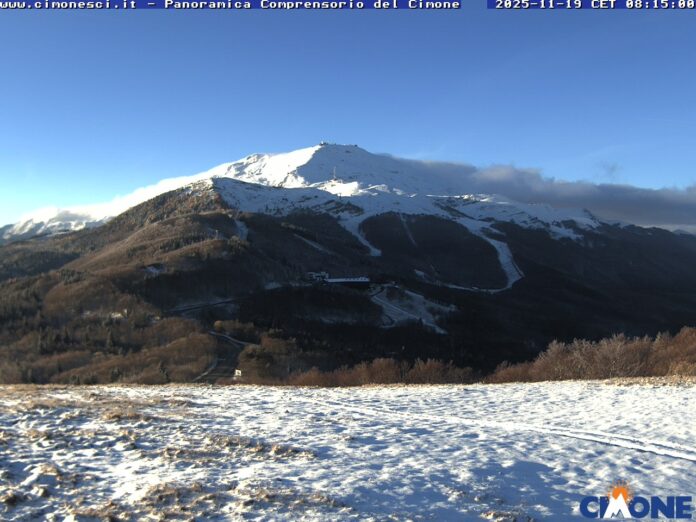 Il Comprensorio del Cimone festeggia 50 anni di attività ed è pure arrivata la prima neve