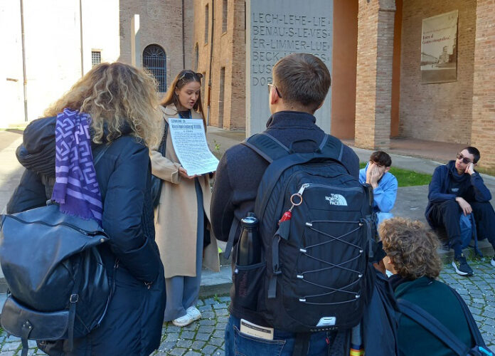 Studenti romani in visita a Carpi suoi luoghi della Fondazione Fossoli (4)