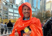 Davide Caprara conquista la sua prima maratona a New York