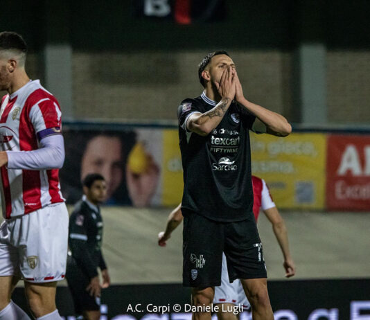 Forlì-Carpi 4-2, pomeriggio amaro al Morgagni