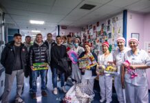 L’Ac Carpi in visita ai piccoli ricoverati del Reparto di Pediatria dell’Ospedale Ramazzini