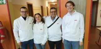 In foto Eugenio Davolio è il secondo da destra