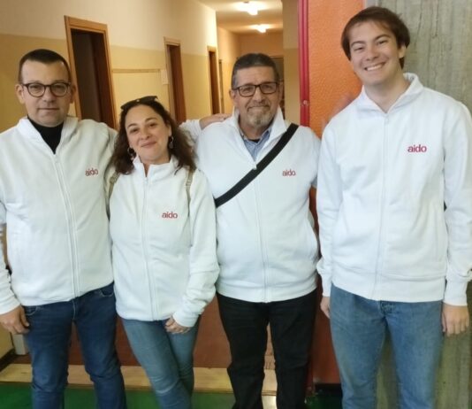 Luci e ombre della donazione di organi In foto Eugenio Davolio è il secondo da destra