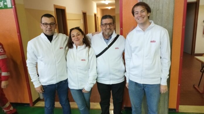 In foto Eugenio Davolio è il secondo da destra