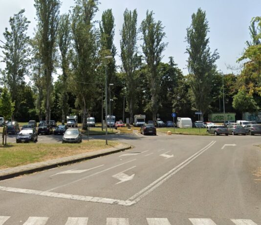 Rimozione di pioppi a rischio caduta in piazzale Baracchi a Carpi
