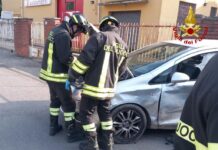 Incidente in via Guicciardini, intervengono i Vigili del Fuoco