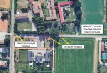 A San Marino, in via Caselle, intervento di potatura