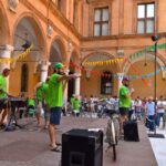 Nel Cortile d’onore l’asta delle biciclette recuperate