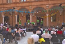 Nel Cortile d’onore l’asta delle biciclette recuperate con il Comitatissimo della Balorda