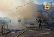 Soliera, maxi rogo in un’azienda di via Archimede