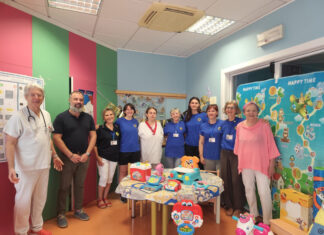Croce Blu di Carpi dona giochi alla Pediatria dell’Ospedale Ramazzini