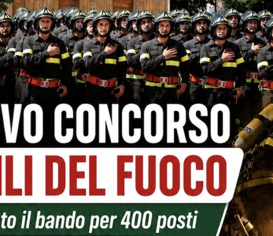 Vigili del Fuoco, pubblicato il bando per 400 posti: requisiti e come fare domanda