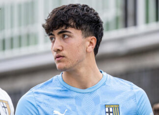 Parma, il portiere di Carpi Alessandro Mazzocchi fa il suo esordio tra i grandi della prima squadra