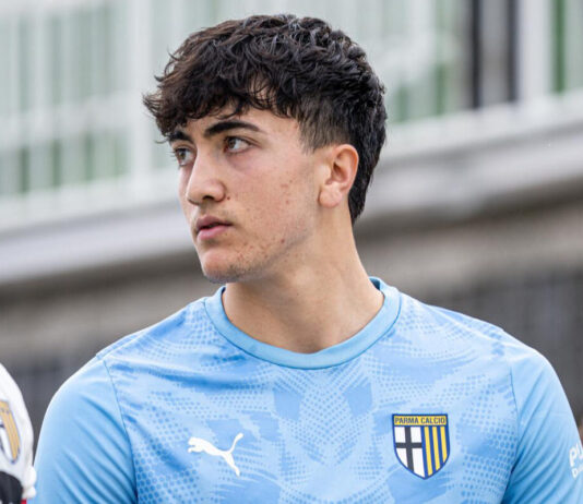 Parma, il portiere di Carpi Alessandro Mazzocchi fa il suo esordio tra i grandi della prima squadra