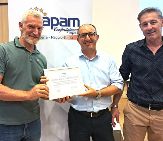Lapam Confartigianato celebra gli 80 anni di impresa di Imballaggi Cavicchioli