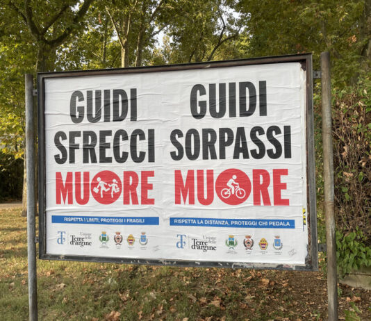 Sicurezza stradale, al via la nuova campagna dell’Unione delle Terre d’Argine