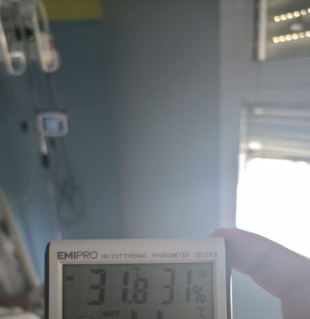 31.8°C in reparto all’Ospedale di Carpi: la rabbia dei familiari dei pazienti