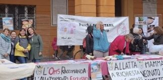 Carpi, un flash mob per promuovere l’allattamento