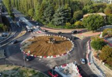Rotonda via Guastalla-via dell’Industria, lavori di riasfaltatura