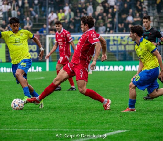 Terzo ko di fila per il Carpi: Pergolettese vince 2-1